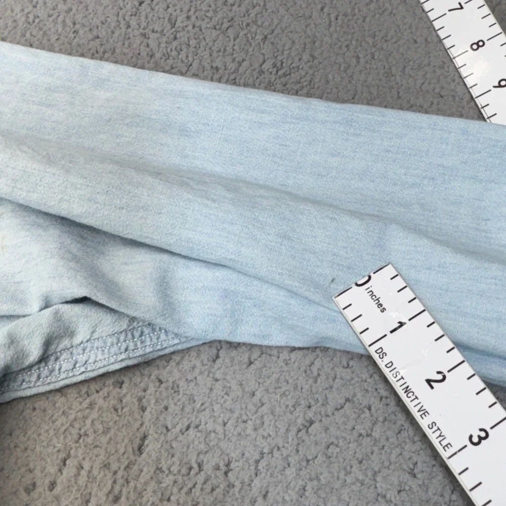 Banana Republic Safari Mens Large Blue Chambray Denim Safari Travel Casual